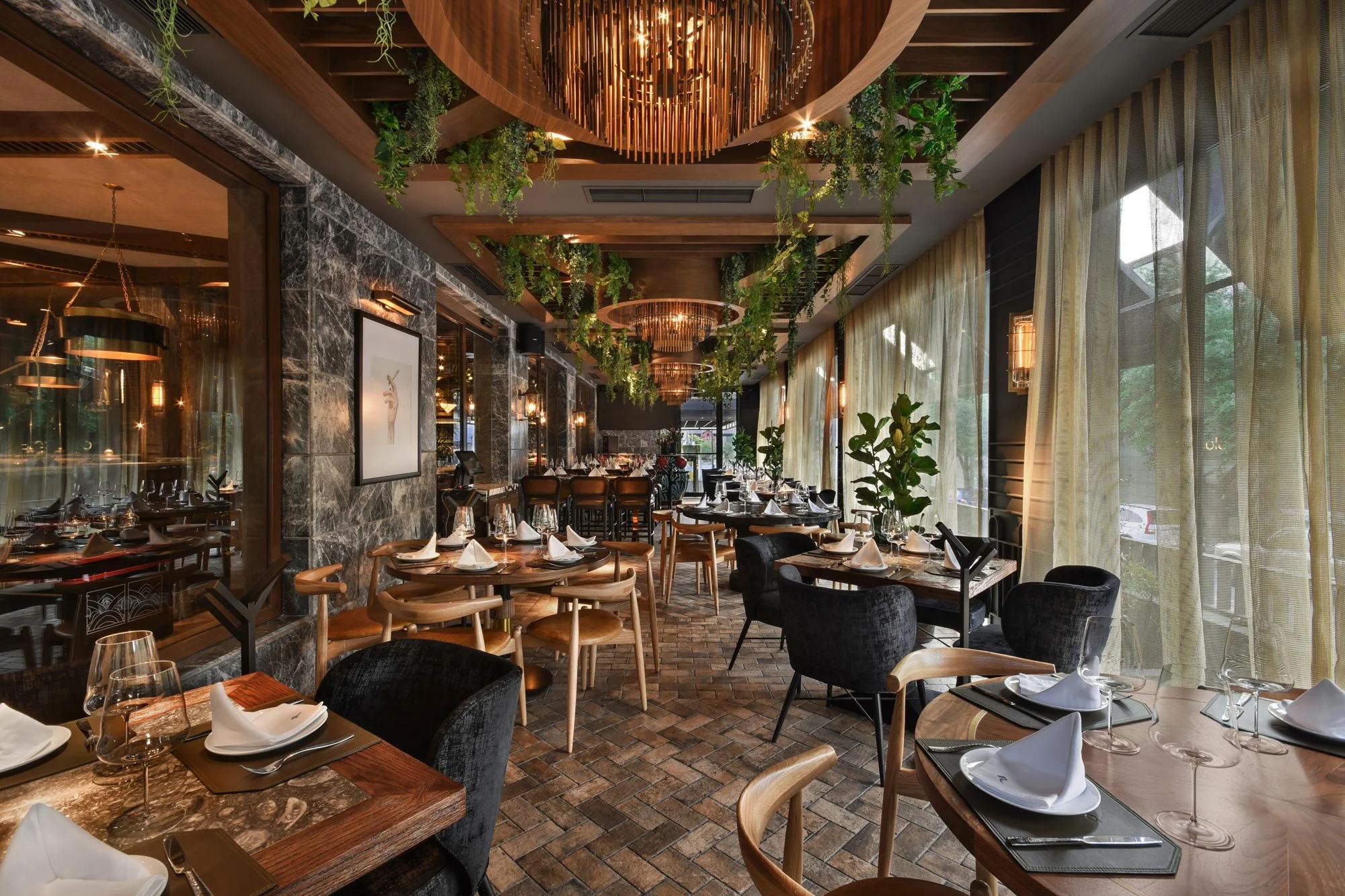 el restaurante en el hotel en singapore